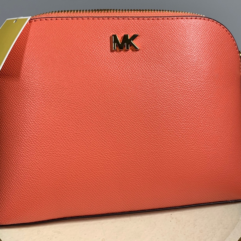 BNWT Michael Kors Pink Grapefruit large crossbody - Picture 11 of 12